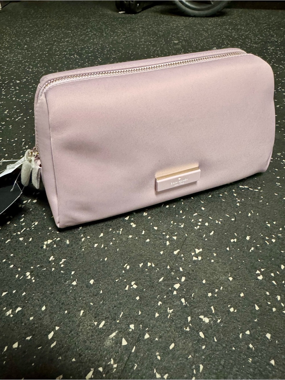 kate spade pale lavender cosmetic pouch